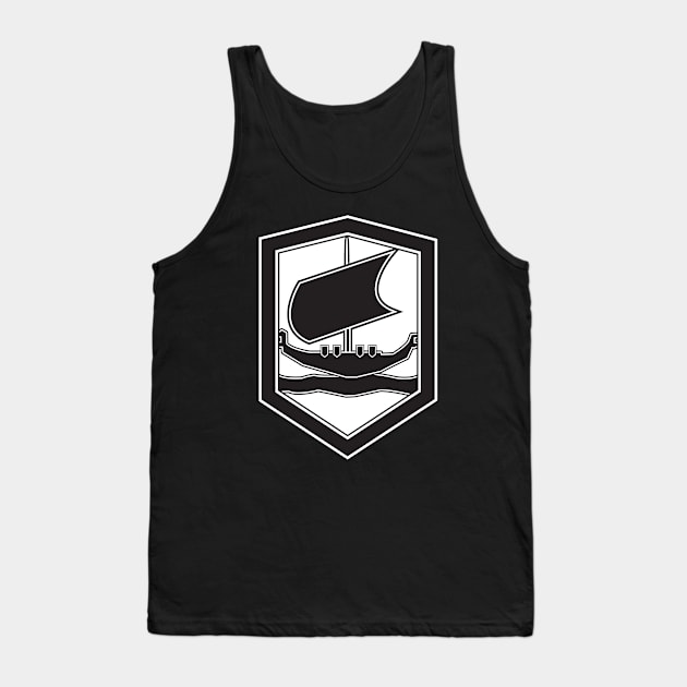 Viking Shield Tank Top by Illustratorator